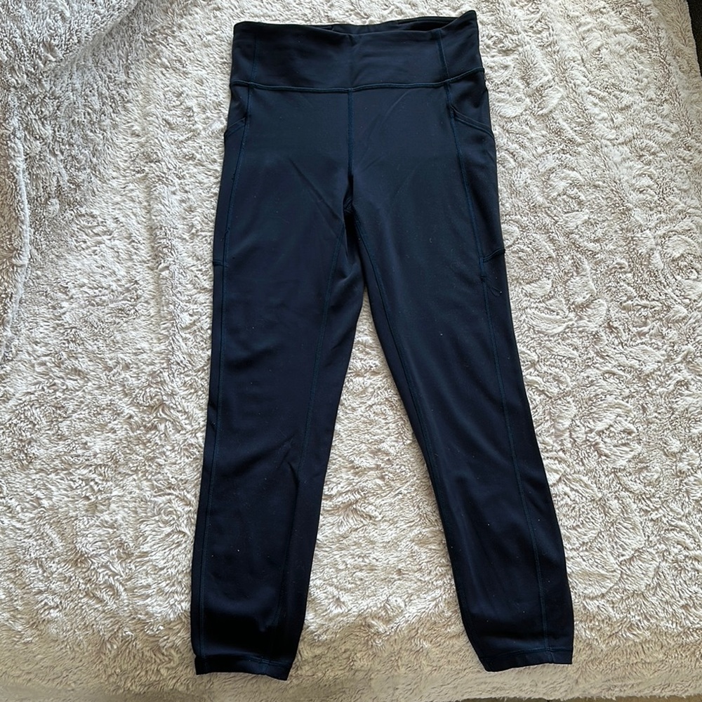 Navy Lululemon Leggings size 8